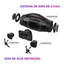 Caixa de Som Boombox Plus Bluetooth IP66 AWS-BBS-01B AIWA